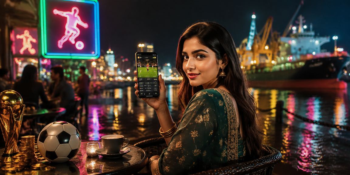 নারায়ণগঞ্জে নিয়ন আলোয় ফুটবল বেটিং উপভোগ করছেন একজন হাই রোলার বেটার