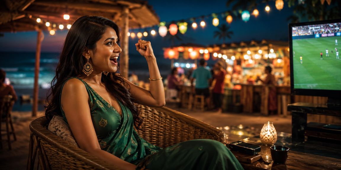 সেন্ট মার্টিনে রাতের বাজারে মোবাইলে 639 পুরস্কার চেক করছেন একজন ব্যবহারকারী